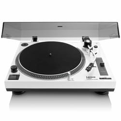 Lenco L-3810 Tourne-disque à entraînement direct Blanc Manuel