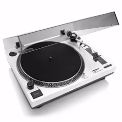 Lenco L-3810 Tourne-disque à entraînement direct Blanc Manuel