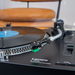Lenco L-3828BK platine Tourne-disque à entraînement direct Noir - Vue supplémentaire 10