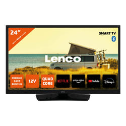 Lenco LED-2463BK (V2) 24" HD Smart TV Wifi Noir 300 cd/m²