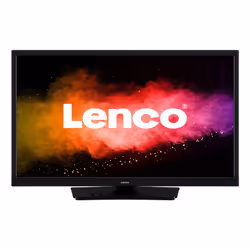 Lenco LED-2463BK (V2) 24" HD Smart TV Wifi Noir 300 cd/m²