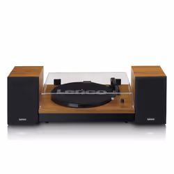 Lenco LS-310WD platine Tourne-disque entraîné par courroie Noir, Bois Manuel