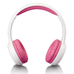 Lenco HP-010PK écouteur/casque Écouteurs Avec fil Arceau Musique Rose, Blanc