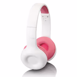 Lenco HP-010PK écouteur/casque Écouteurs Avec fil Arceau Musique Rose, Blanc - Vue supplémentaire 5