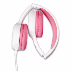 Lenco HP-010PK écouteur/casque Écouteurs Avec fil Arceau Musique Rose, Blanc - Vue supplémentaire 6
