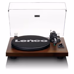 Lenco LS-600WA platine Tourne-disque entraîné par courroie Noir, Bois Manuel