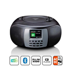 Radio portable DAB+/FM - Lenco - SCD-860BK - Bluetooth - Lecteur CD - Écran couleur TFT LCD 24 pouces