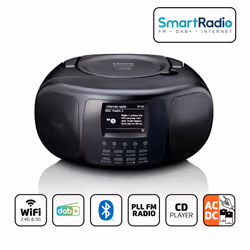 Lenco SCD-6000 Radio portable Numérique Noir - Vue supplémentaire 4