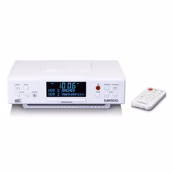 Lenco KCR-190, Cuisine, Analogique et numérique, DAB+, FM, PLL, 87,5 - 108 MHz, 174 - 240 MHz, 2-voies