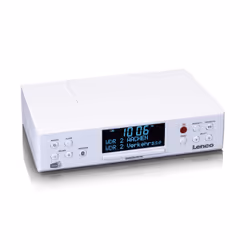 Lenco KCR-190 Cuisine Analogique et numérique Blanc - Vue supplémentaire 4