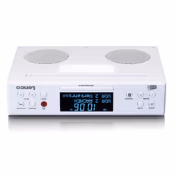 Lenco KCR-190 Cuisine Analogique et numérique Blanc - Vue supplémentaire 5