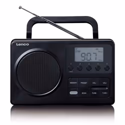 Lenco MPR-035BK Portable Analogique et numérique Noir - Vue supplémentaire 4