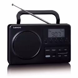 Lenco MPR-035BK Portable Analogique et numérique Noir - Vue supplémentaire 7