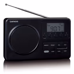 Lenco MPR-035BK Portable Analogique et numérique Noir - Vue supplémentaire 8