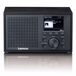 Lenco DAR-017BK, Portable, Numérique, DAB+, FM, PLL, 87,5 - 108 MHz, 174 - 240 MHz, 3 W