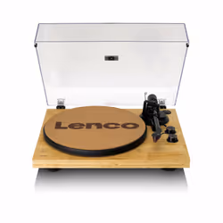 Lenco LBT-335BA, Tourne-disque entraîné par courroie, Bois, Aluminium, 33,45 tr/min, MP3, USB Type-B