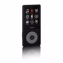 Lenco Xemio-860 Lecteur MP3 8 Go Noir, Gris