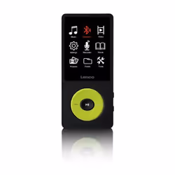 Lecteur MP3/MP4 Bluetooth 8Go - Lenco - Noir-Verde