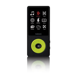 Lecteur MP3/MP4 Bluetooth 8Go - Lenco - Noir-Verde