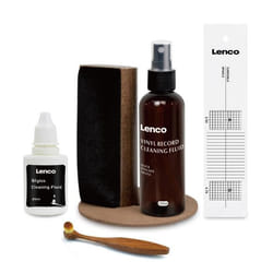 Set daccessoires 6-en-1 pour platine vinyle et kit de luxe pour nettoyer les disques vinyles - Lenco - TTA-6IN1 -