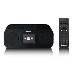 Lenco DIR-121BK - Radio Internet stéréo avec DAB+ FM et Bluetooth® - Noir