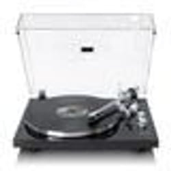 Platine vinyle - Lenco - LBT-215BK - Bluetooth® 5.2 - Finition Piano Noir - Cellule Audio-Technica