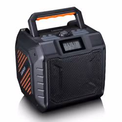 Lenco ODR-160GY Radio portable Analogique et numérique Noir, Orange