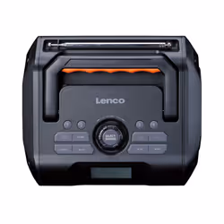 Lenco ODR-160GY Radio portable Analogique et numérique Noir, Orange - Vue supplémentaire 4