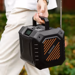 Lenco ODR-160GY Radio portable Analogique et numérique Noir, Orange - Vue supplémentaire 6