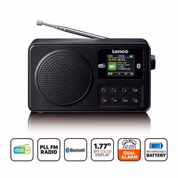 IMPERIAL Radio DAB+ DABMAN i560 CD Chaîne hi-fi Bluetooth Noir