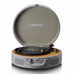 Tourne-disque - LENCO - LS-66GY - Bluetooth - 2 haut-parleurs intégrés - Vintage