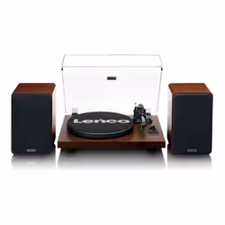 Tourne-disque - Lenco - LS-600WA - Amplificateur intégré - Bluetooth - 2 haut-parleurs externes