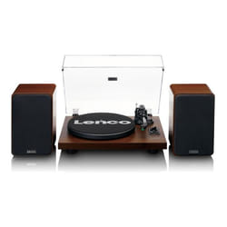 Tourne-disque - Lenco - LS-600WA - Amplificateur intégré - Bluetooth - 2 haut-parleurs externes