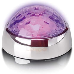 Stabilisateur pour Tourne-Disque - Lenco - TTA-080SI - 250g - Effets Lumineux RVB - Design Chromé