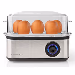 GASTRONOMA 18270102 cuiseur d'oeufs 8 œufs 500 W Noir, Gris - Vue supplémentaire 2