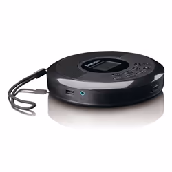 Lenco CD-340BK Noir Lecteur CD portable - Vue supplémentaire 2
