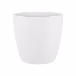 elho brussels round mini 12,5cm, Kit de plantation en pot, Autonome, Polypropylène (PP), Blanc, Rond, Intérieure