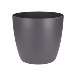 elho brussels round mini 12,5cm, Kit de plantation en pot, Autonome, Polypropylène (PP), Anthracite, Rond, Intérieure