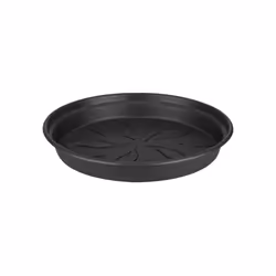 elho 8711904107024, Soucoupe, Plastique, Noir, Rond, Intérieur &amp; extérieur, 100%