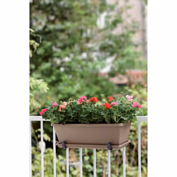 elho barcelona trough 70cm Extérieure Kit de plantation en pot Autonome Polypropylène (PP) Taupe