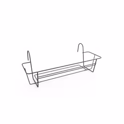 elho green basics balcony racks metal 40cm, Support, Métal, Anthracite, 390 mm, 255 mm, 193 mm