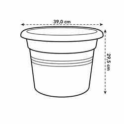 elho 8711904138790 jardinière Marron Plastique - Vue supplémentaire 8