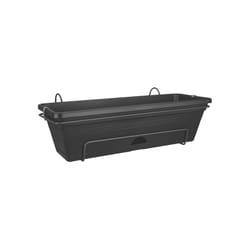 elho Green Basics Trough Intérieur & extérieur Kit de plantation en pot Mural Plastique Noir