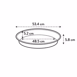 elho 8711904149789 accessoire de plantation Soucoupe
