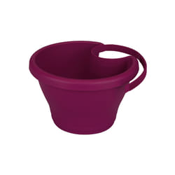 elho corsica drainpipe clicker 24cm Extérieure Kit de plantation en pot Support Polypropylène (PP) Cerise