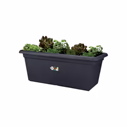 elho green basics garden xxl 80cm Extérieure Kit de plantation en pot Autonome Polypropylène (PP) Noir