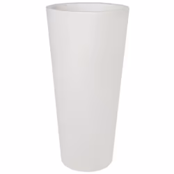 Pot de fleurs rond Pure Straight High Ø 60 x H.125 cm - Blanc