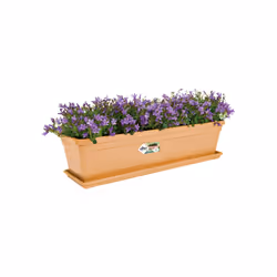 elho 8711904222048 pot à fleurs Extérieure Plastique Marron