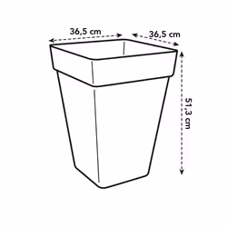 elho 8711904230555 jardinière Blanc Plastique - Vue supplémentaire 5