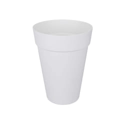 elho loft urban round high 28 Extérieure Kit de plantation en pot Autonome Polypropylène (PP) Blanc